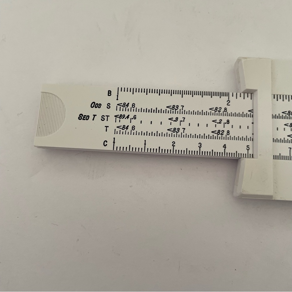 Pickett Microline 140 White Slide Ruler - Picture 7 of 12